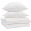Dyne med pude 3 pcs Hvid Mikrofiber