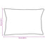 Dyne med pude 3 pcs Hvid Mikrofiber