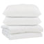 Dyne med pude 3 pcs Hvid Mikrofiber