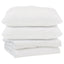 Dyne med pude 3 pcs Hvid Mikrofiber