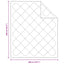Dyne med pude 3 pcs Hvid Mikrofiber