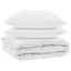 Års tid dyne med pude 3 pcs Hvid Microfiber