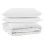 Års tid dyne med pude 3 pcs Hvid Microfiber