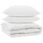 Års tid dyne med pude 3 pcs Hvid Microfiber