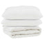 Dyne med pude 3 pcs Hvid Microfiber