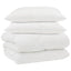 Vinter dyne med pude 3 pcs Hvid Microfiber