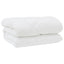 Vinter dyne med pude 3 pcs Hvid Microfiber