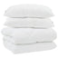 Vinter dyne med pude 3 pcs Hvid Microfiber