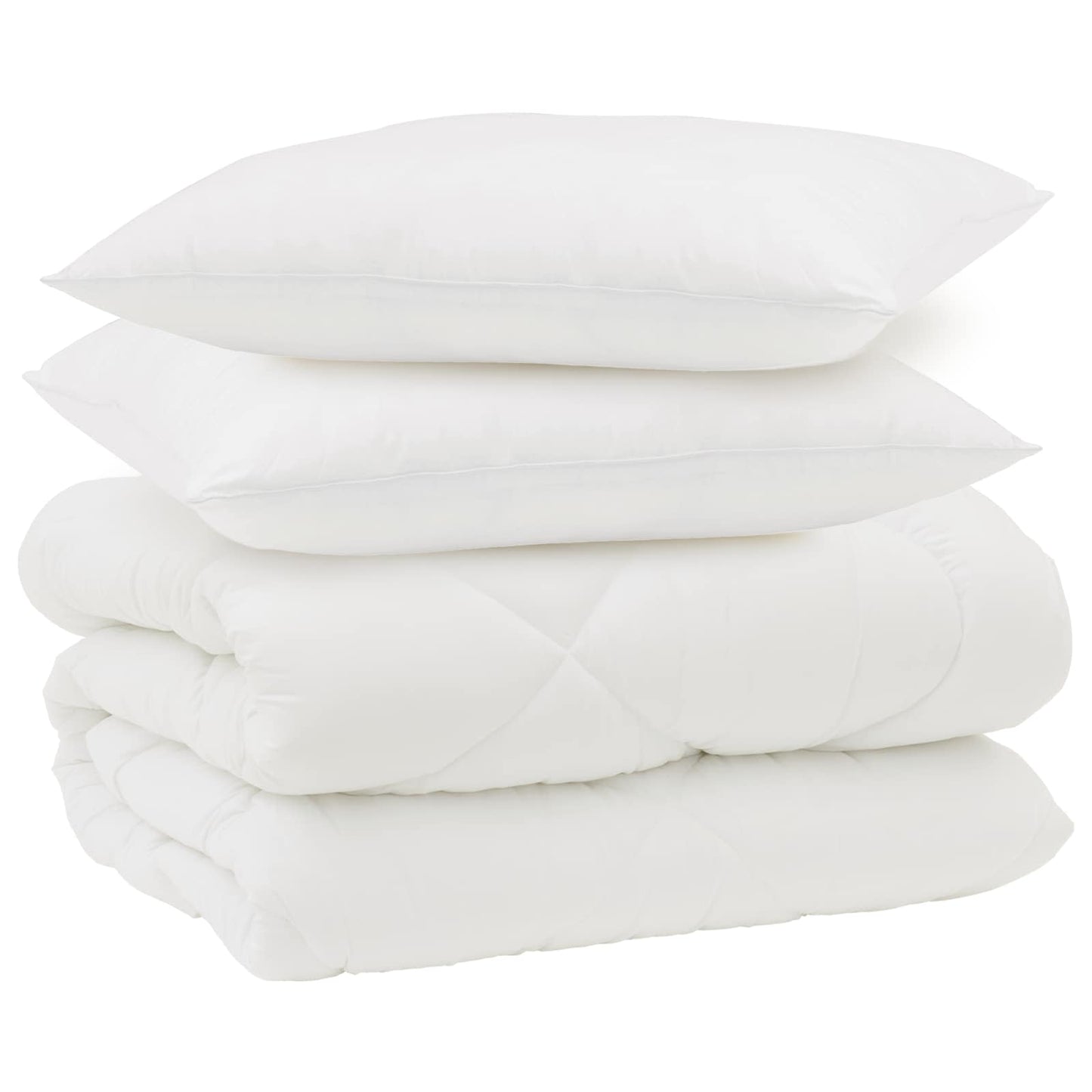 Vinter dyne med pude 3 pcs Hvid Microfiber