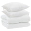 Vinter dyne med pude 3 pcs Hvid Microfiber