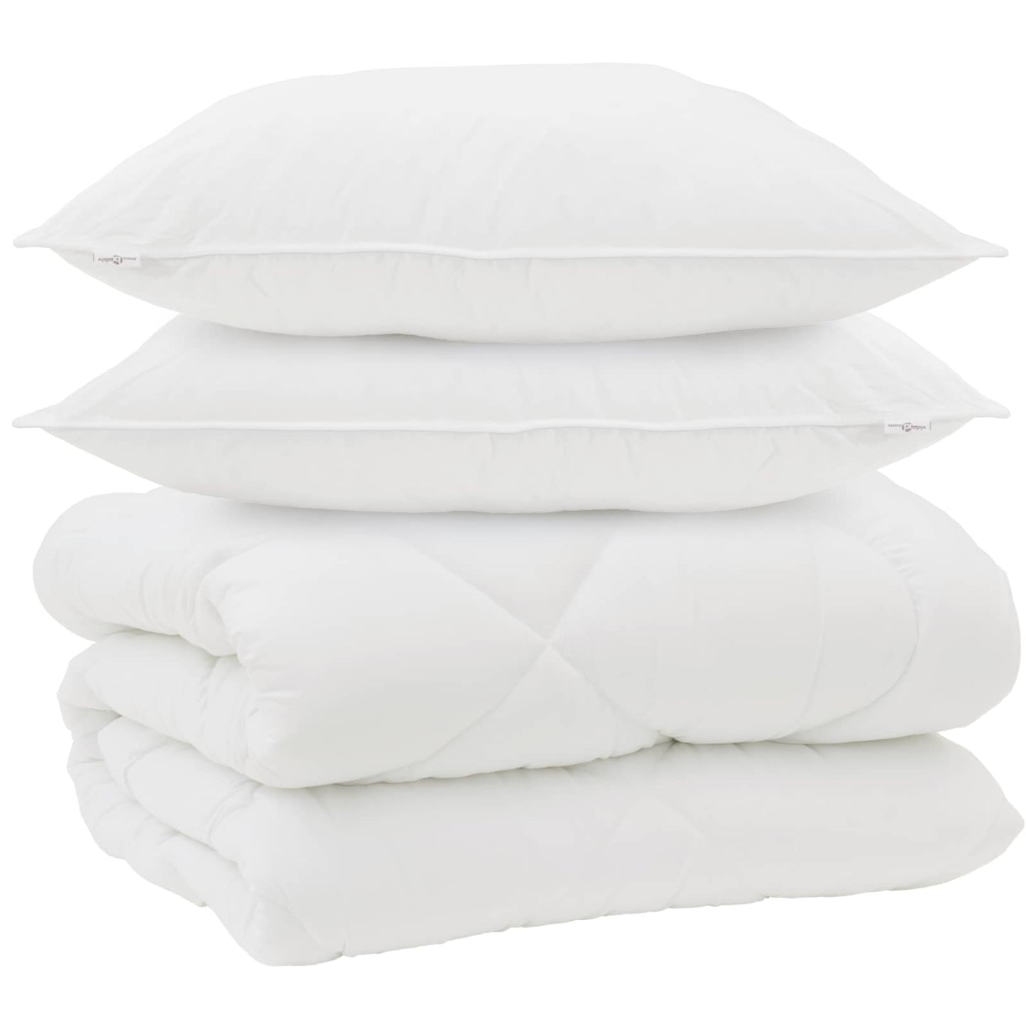 Vinter dyne med pude 3 pcs Hvid Microfiber