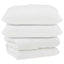 Dyne med puder med pude 3 pcs Hvid Mikrofiber og Dunfjer