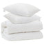 Dyne med puder med pude 3 pcs Hvid Microfiber