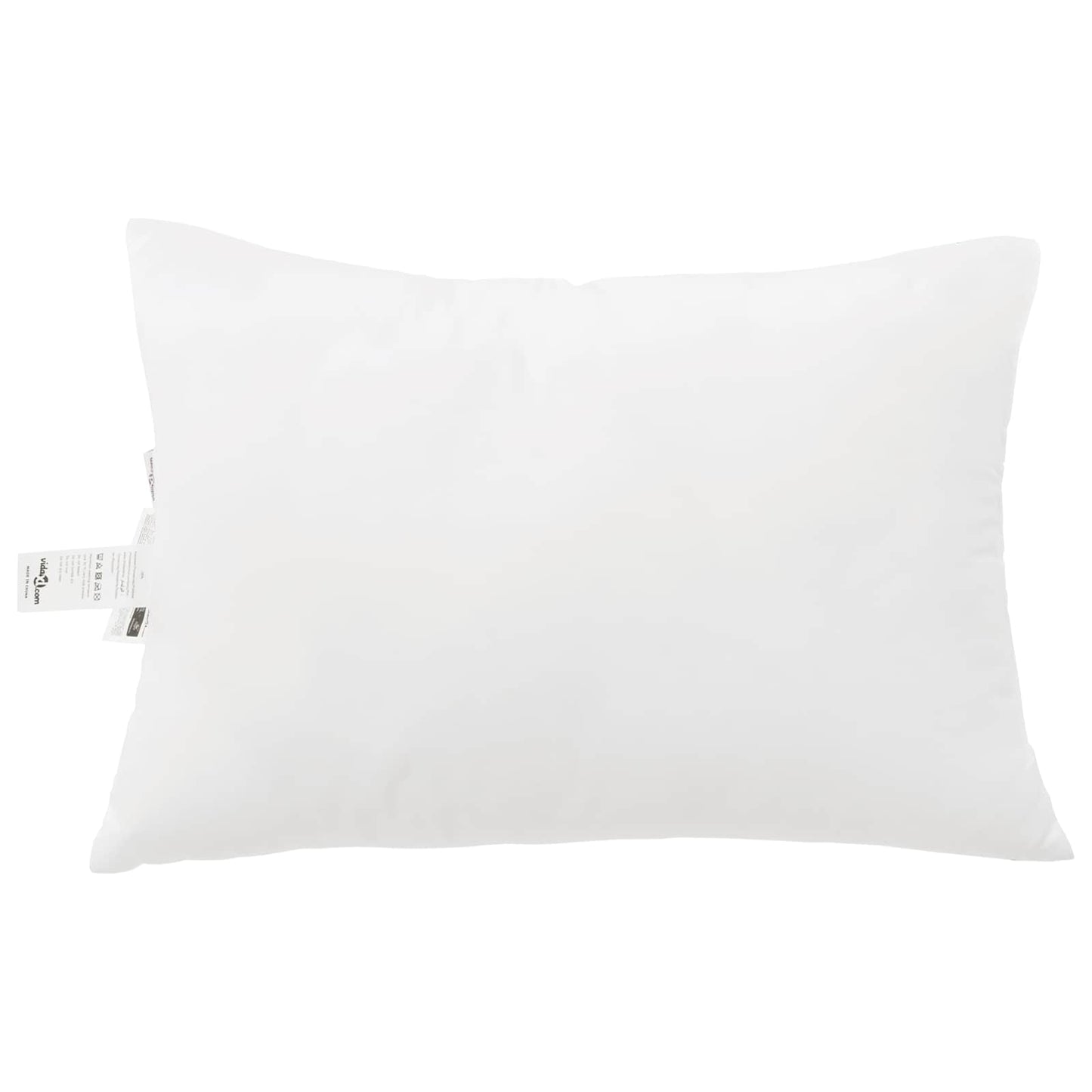 Dyne med pude 3 pcs Hvid Mikrofiber