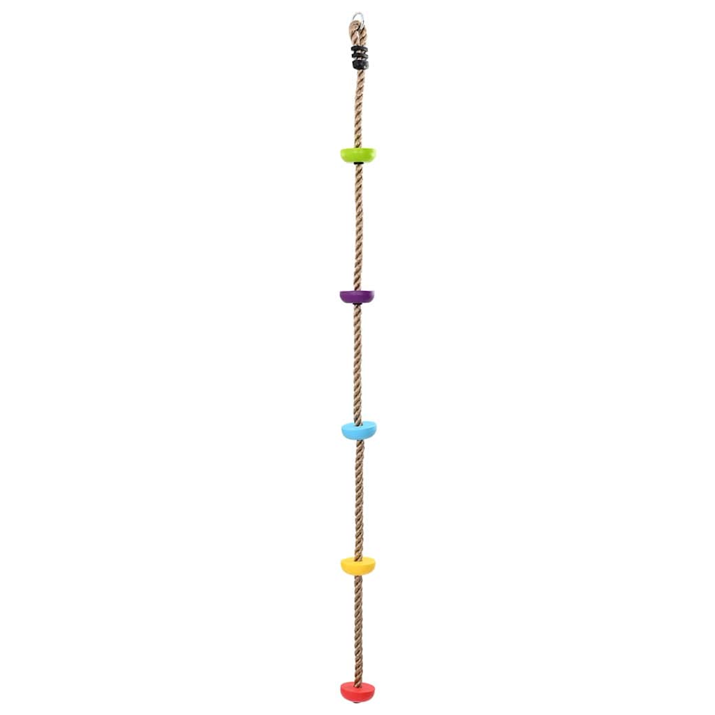 Klatre Rep Flerfarvet 10,5 x 10,5 x 201 cm Polyester billede