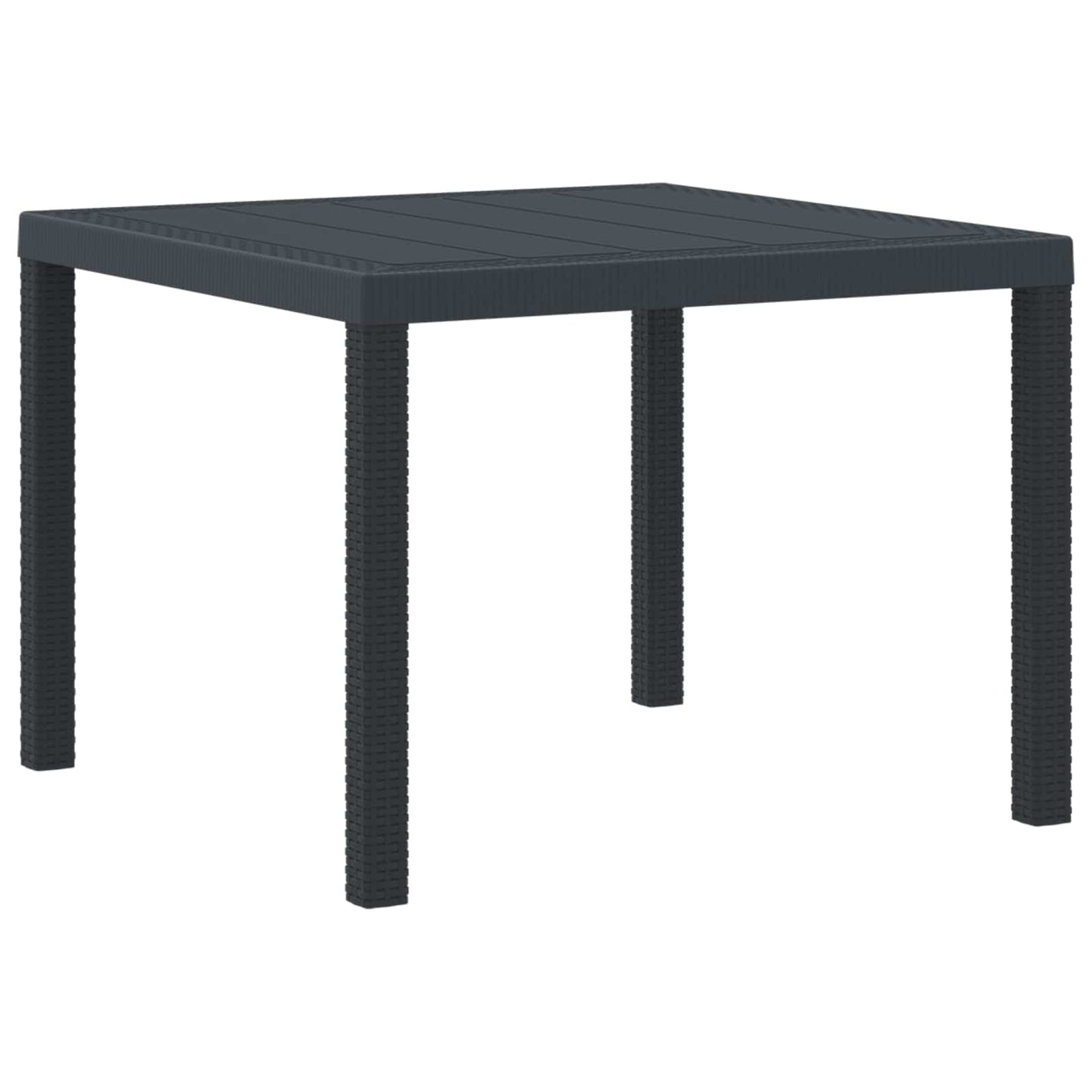 Havemøbel Bord Antracit 100 x 100 x 73 cm polyrattan