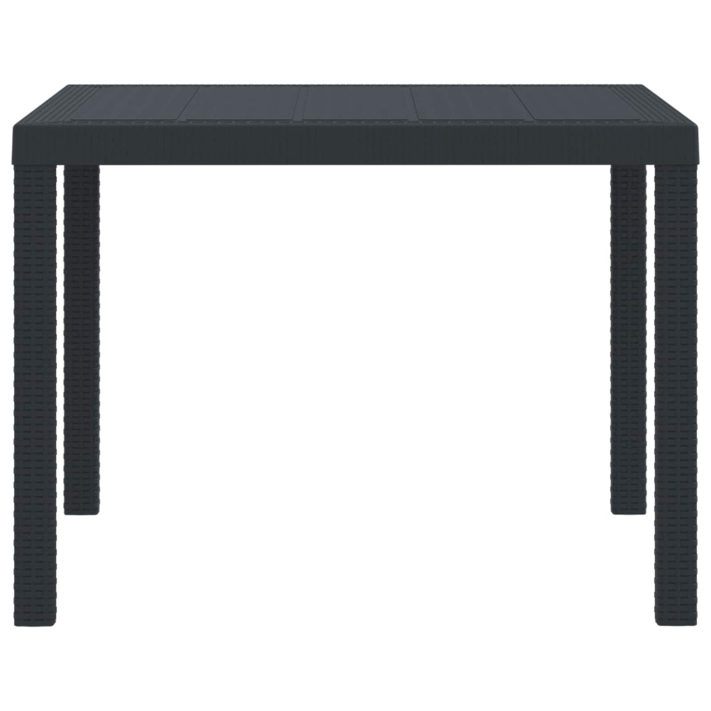 Havemøbel Bord Antracit 100 x 100 x 73 cm polyrattan