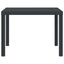 Havemøbel Bord Antracit 100 x 100 x 73 cm polyrattan