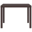 Havemøbel Bord Brun 100 x 100 x 73 cm polyrattan