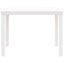 Havemøbel Bord Hvid 100 x 100 x 73 cm polyrattan