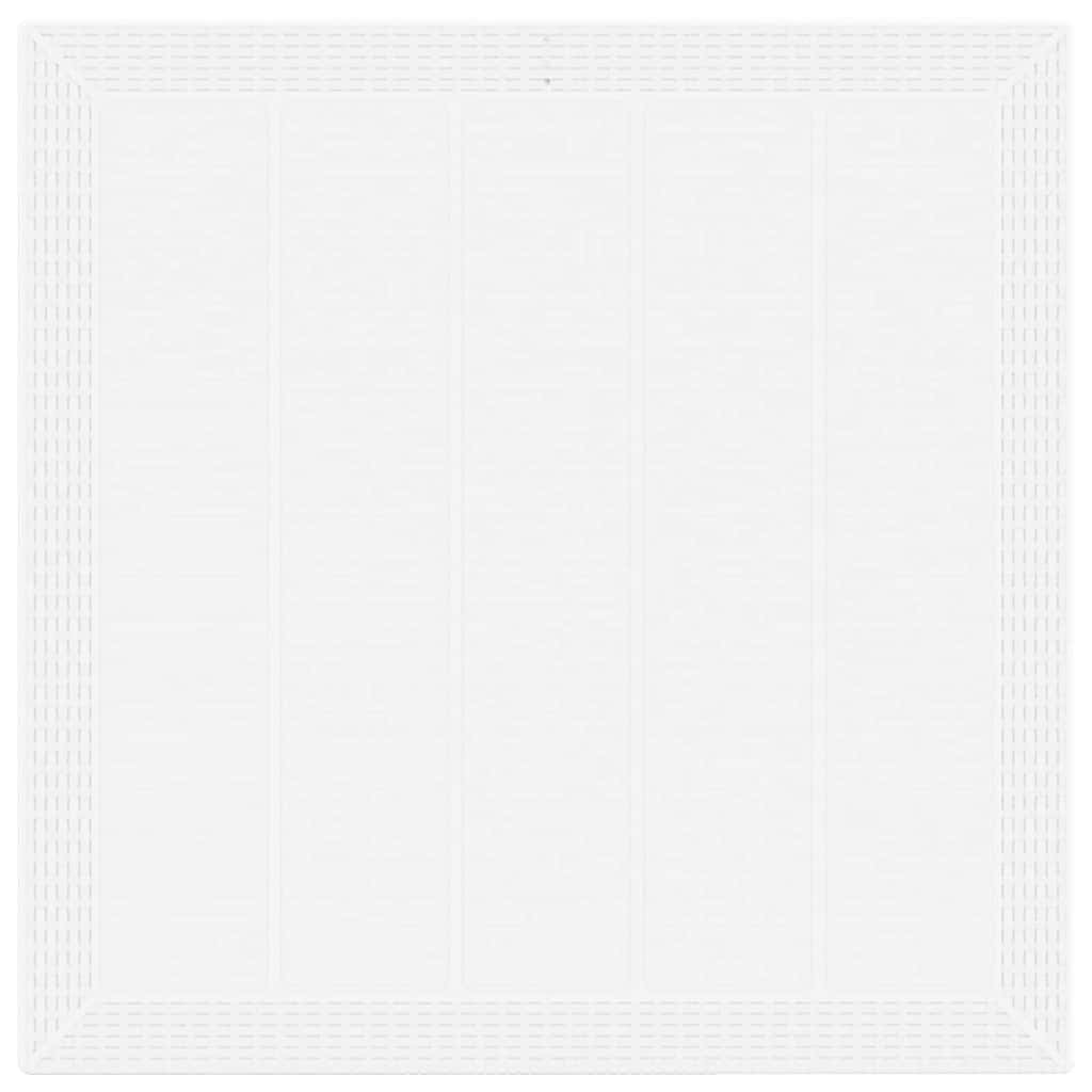 Havemøbel Bord Hvid 100 x 100 x 73 cm polyrattan