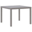 Havemøbel Bord Lysegrå 100 x 100 x 73 cm polyrattan