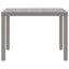 Havemøbel Bord Lysegrå 100 x 100 x 73 cm polyrattan