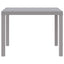 Havemøbel Bord Lysegrå 100 x 100 x 73 cm polyrattan