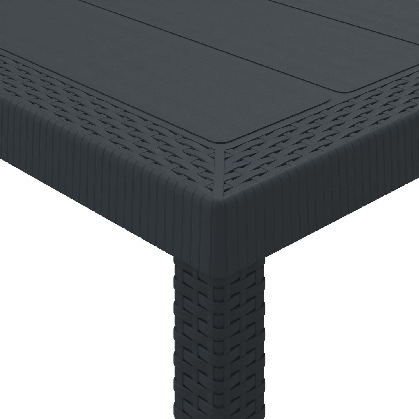 Havemøbel Bord Antracit 150 x 100 x 73 cm polyrattan