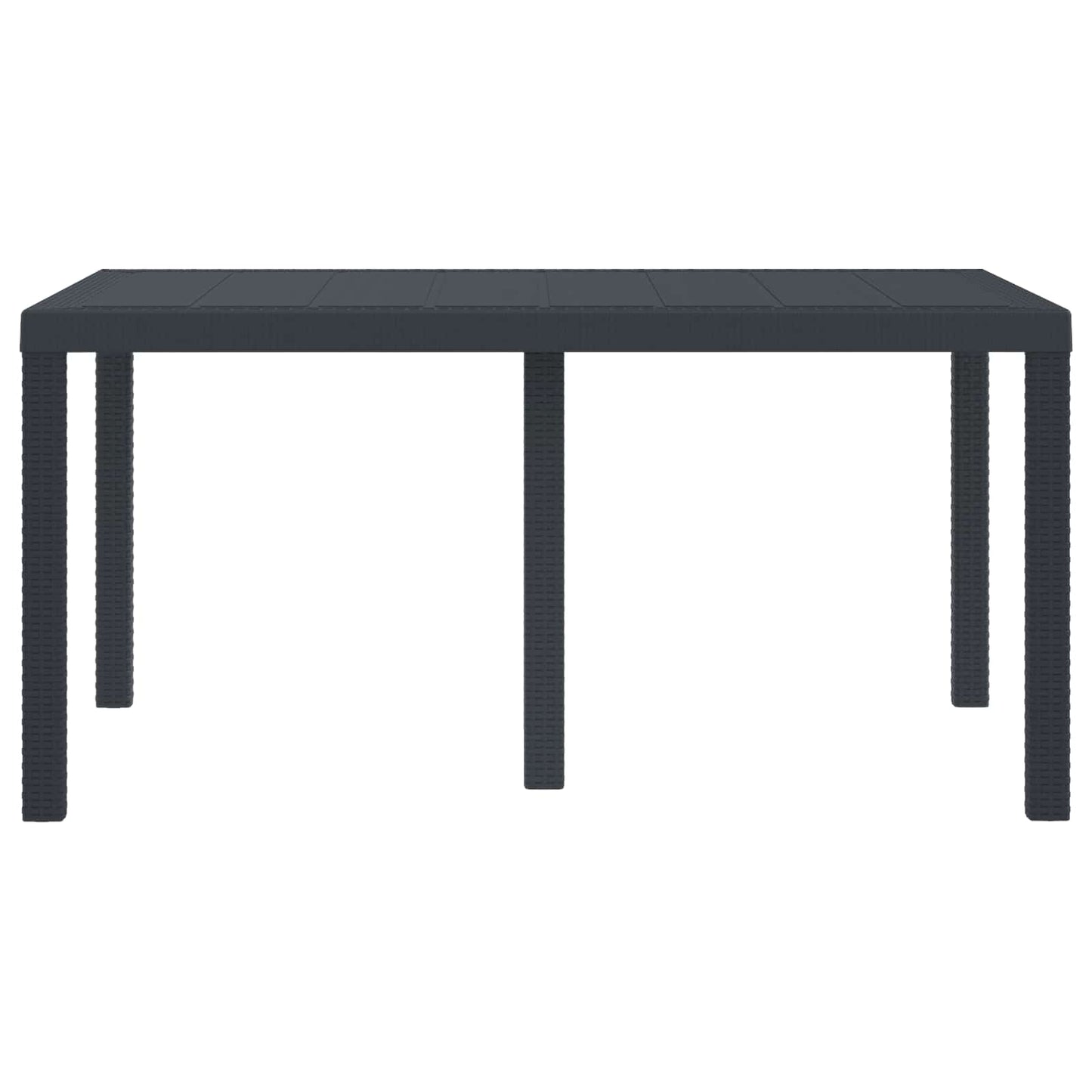 Havemøbel Bord Antracit 150 x 100 x 73 cm polyrattan