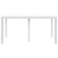 Havemøbel Bord Hvid 150 x 100 x 73 cm polyrattan