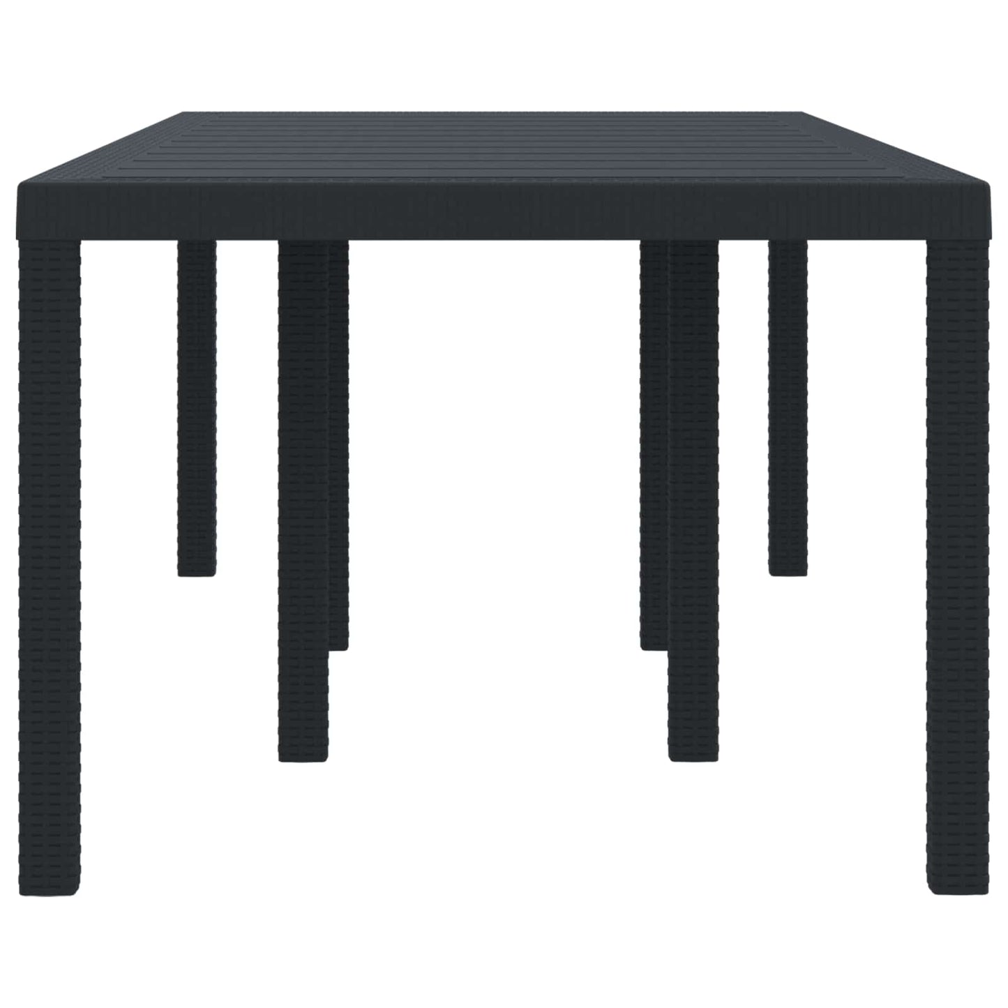 Havemøbel Bord Antracit 200 x 100 x 73 cm polyrattan