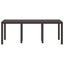 Havemøbel Bord Brun 200 x 100 x 73 cm polyrattan
