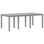 Havemøbel Bord Lysegrå 200 x 100 x 73 cm polyrattan