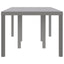 Havemøbel Bord Lysegrå 200 x 100 x 73 cm polyrattan