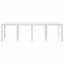 Havemøbel Bord Hvid 250 x 100 x 73 cm polyrattan