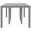 Havemøbel Bord Lysegrå 250 x 100 x 73 cm polyrattan