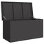 Have opbevaringspude kasse Stål 100 x 50,5 x 50 cm 220 Sort
