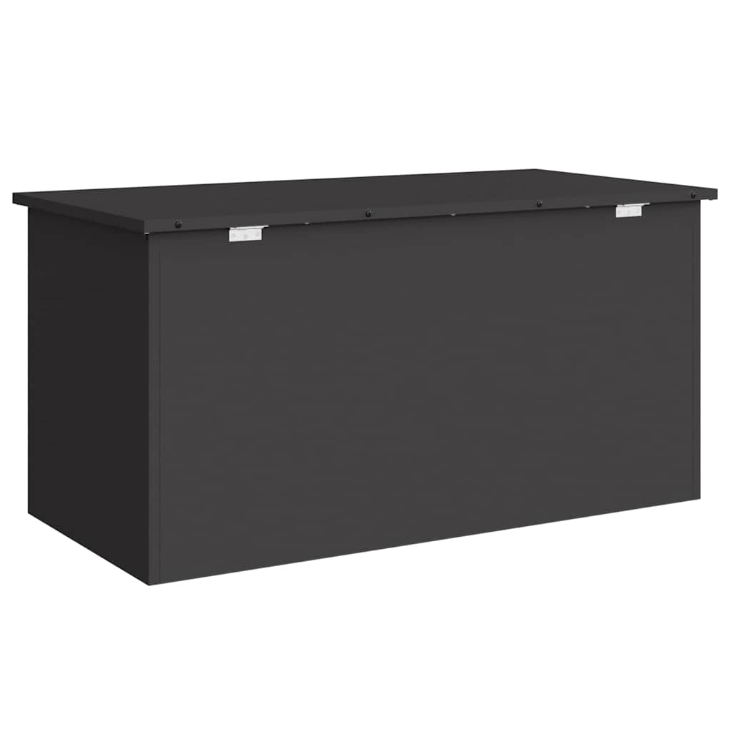 Have opbevaringspude kasse Stål 100 x 50,5 x 50 cm 220 Sort