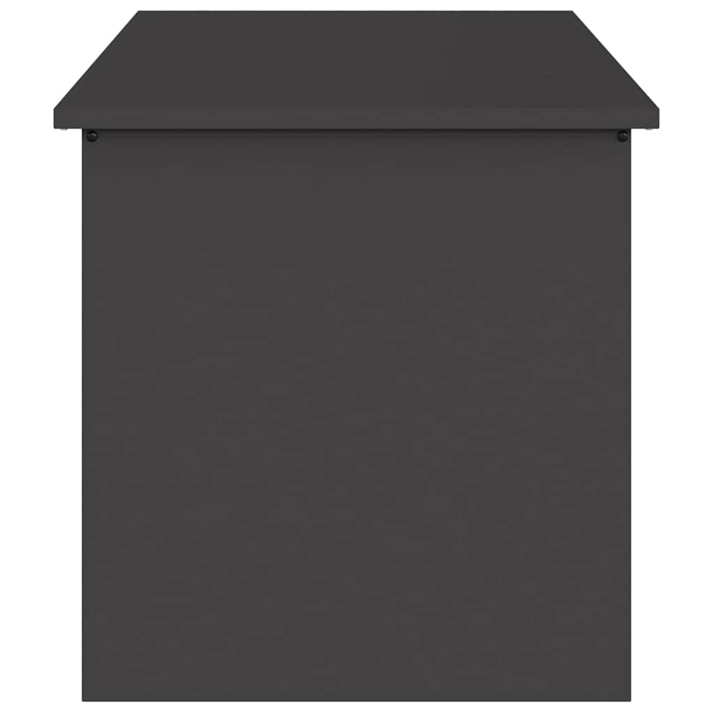 Have opbevaringspude kasse Stål 100 x 50,5 x 50 cm 220 Sort