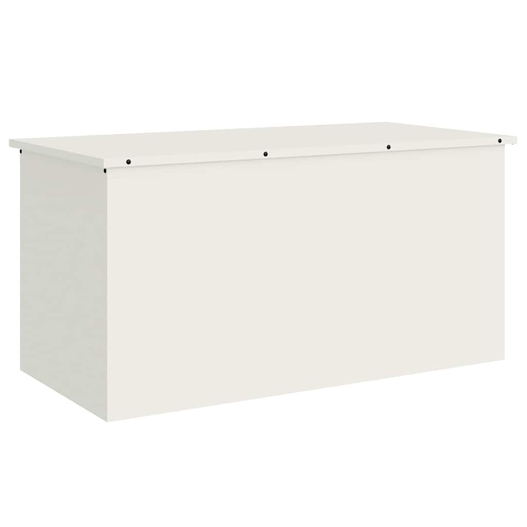 Have opbevaringspude kasse Stål 100 x 50,5 x 50 cm 220 Hvid