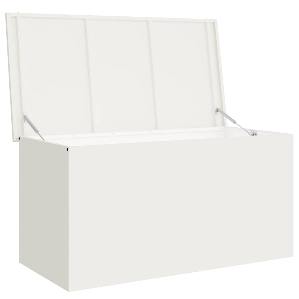Have opbevaringspude kasse Stål 100 x 50,5 x 50 cm 220 Hvid