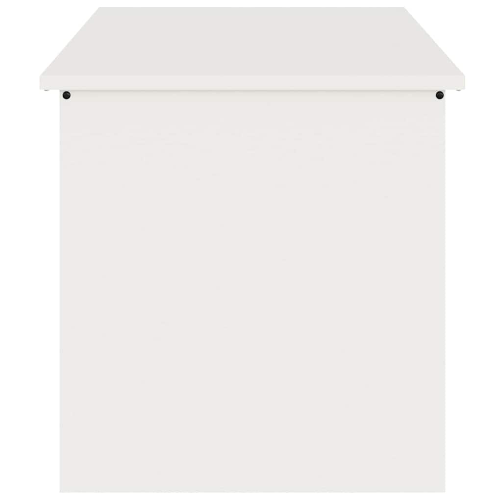 Have opbevaringspude kasse Stål 100 x 50,5 x 50 cm 220 Hvid