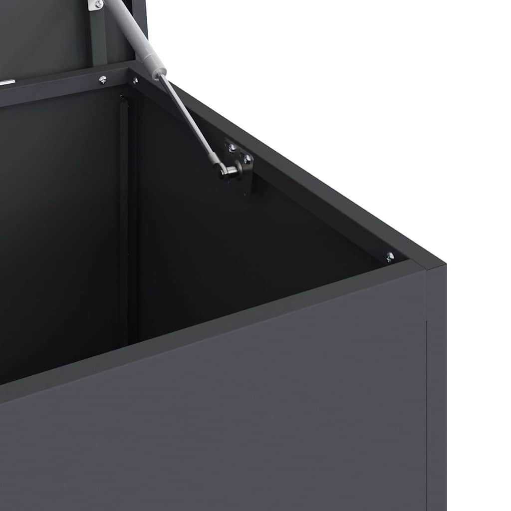 Have opbevaringspude kasse Stål 100 x 50,5 x 50 cm 220 Antracit