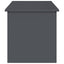 Have opbevaringspude kasse Stål 100 x 50,5 x 50 cm 220 Antracit