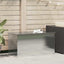 Have opbevaringspude kasse Stål 100 x 50,5 x 50 cm 220 Sølv