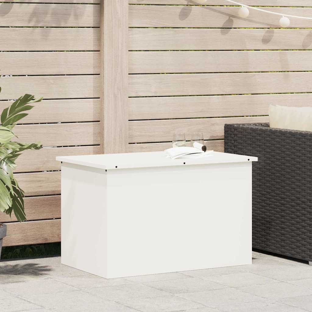 Have opbevaringspude kasse Stål 80 x 50,5 x 50 cm 220 Hvid