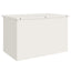 Have opbevaringspude kasse Stål 80 x 50,5 x 50 cm 220 Hvid