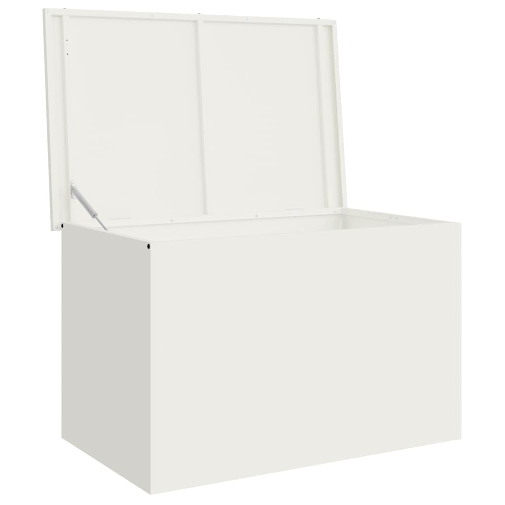 Have opbevaringspude kasse Stål 80 x 50,5 x 50 cm 220 Hvid