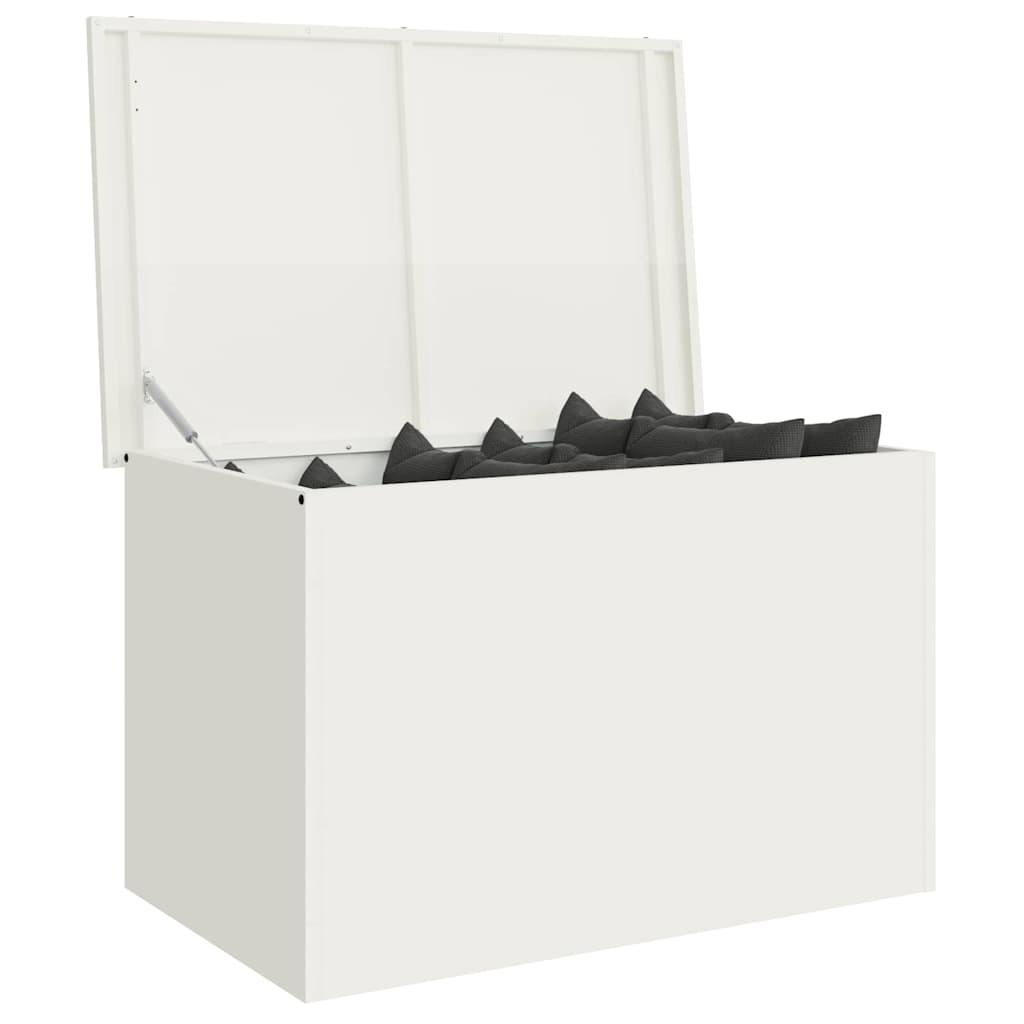Have opbevaringspude kasse Stål 80 x 50,5 x 50 cm 220 Hvid